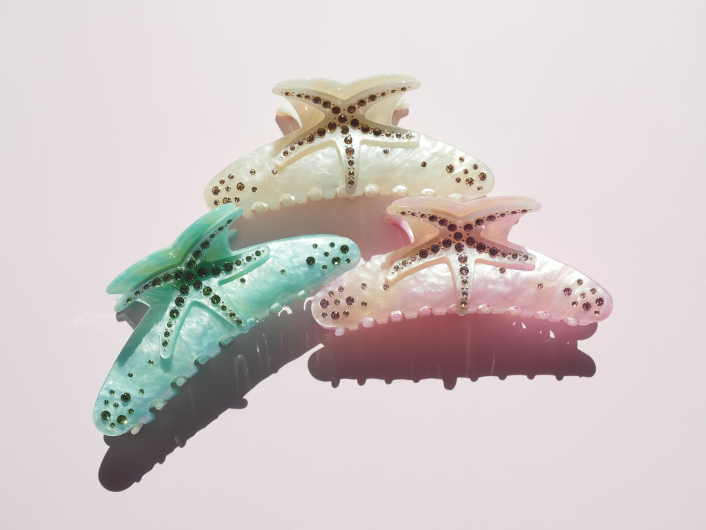 Starfish Hair Claw Clip
