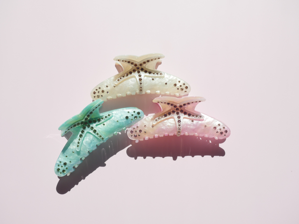 Starfish Hair Claw Clip